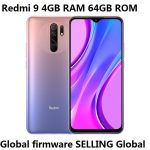 Global Firmware Xiaomi Redmi 9 4GB RAM 64GB Smart Phone Media Tek Helio G80 13MP 8MP Camera 6.53 Inch Display 5020mAh Battery