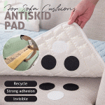 10pcs Non-slip hook and loop Sofa Cushion Rug Mat Seat Cushion Fixed Stickers Round Double-sided Seamless Patch Household Items